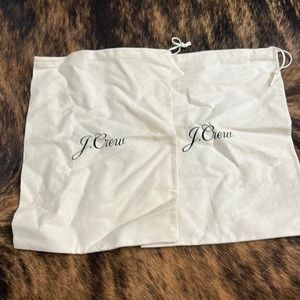 Jcrew lot of 2 cloth bags - for shoes /bags etc